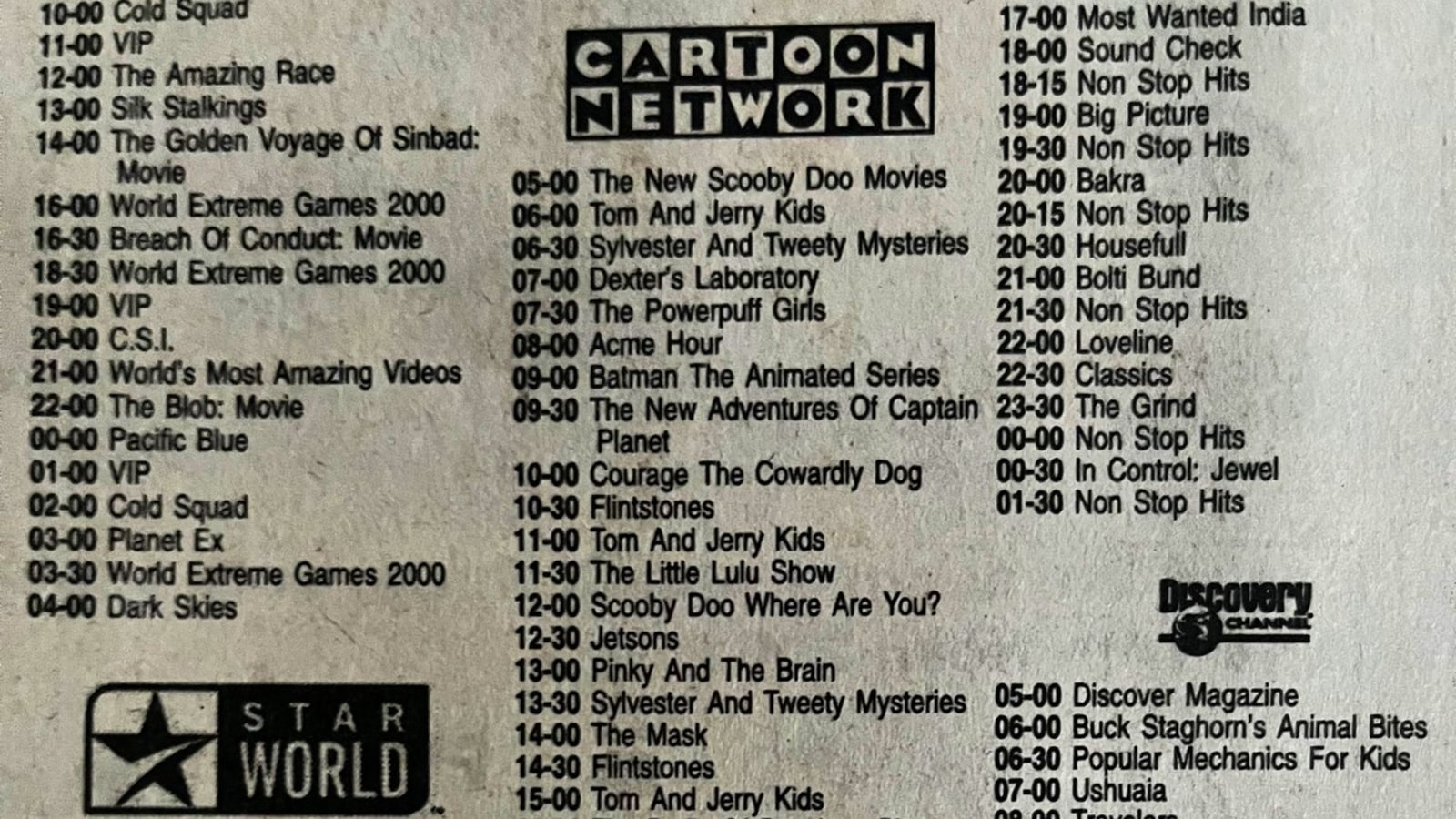 Viral Post Lists OG 2000's Cartoon Network Shows
