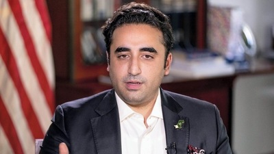 Bilawal Bhutto pleads for flood relief in Pakistan (AP) Bilawal Bhutto pleads for flood relief in Pakistan (AP)