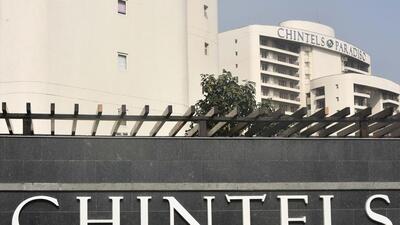 Gurugram, India - Nov. 7, 2022: A view of the Chintels Paradiso residential society in Gurugram, India, on Monday, November 7, 2022. The deputy commissioner of Gurugram Nishant Kumar Yadav will pass his final order on demolishing the damaged Tower-D of Chintels Paradiso today. (Photo by Vipin Kumar/ Hindustan Times) (Hindustan Times) Gurugram, India - Nov. 7, 2022: A view of the Chintels Paradiso residential society in Gurugram, India, on Monday, November 7, 2022. The deputy commissioner of Gurugram Nishant Kumar Yadav will pass his final order on demolishing the damaged Tower-D of Chintels Paradiso today. (Photo by Vipin Kumar/ Hindustan Times) (Hindustan Times)