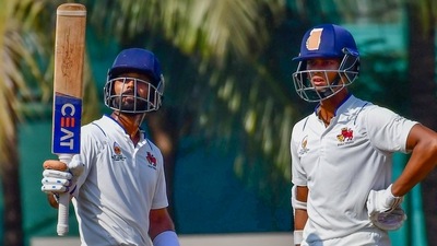 Mumbai's Ajinkya Rahane (PTI) Mumbai's Ajinkya Rahane (PTI)