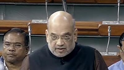 Union home minister Amit Shah hit out at Congress leader Gaurav Gogoi over his accusation that the government used Pegasus. (ANI File) Union home minister Amit Shah hit out at Congress leader Gaurav Gogoi over his accusation that the government used Pegasus. (ANI File)