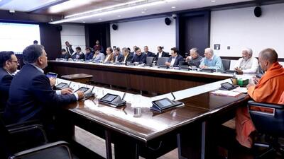 Uttar Pradesh chief minister Yogi Adityanath at a meeting to review Namami Gange and other works related to the Ganga. (SOURCED IMAGE) Uttar Pradesh chief minister Yogi Adityanath at a meeting to review Namami Gange and other works related to the Ganga. (SOURCED IMAGE)