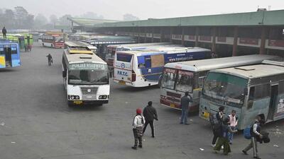With the auction of different services conducted on Tuesday, the government will earn over  ₹2.31-crore in the next six months from Ludhiana bus stand fee collection at a rate of  ₹38.51-lakh per month. (Gurpreet Singh/HT)