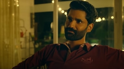 Akkshay Gunaawat in a still from Govinda Naam Mera. Akkshay Gunaawat in a still from Govinda Naam Mera.