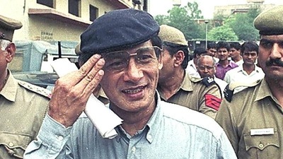 A file photograph of Charles Sobhraj from 1995. (HT Photo by Dinesh Krishnan) A file photograph of Charles Sobhraj from 1995. (HT Photo by Dinesh Krishnan)
