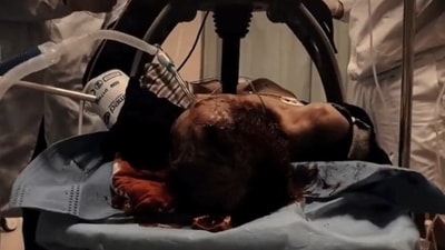 Chinese human right activist Jennifer Zeng sharing a video purportedly of Chen at the hospital, (Source: @jenniferzeng97) Chinese human right activist Jennifer Zeng sharing a video purportedly of Chen at the hospital, (Source: @jenniferzeng97)