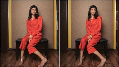 Konkona’s pantsuit diaries are getting better by the day. The actor, a few days back, picked an orange pantsuit and looked ravishing. (Instagram/@konkona) Konkona’s pantsuit diaries are getting better by the day. The actor, a few days back, picked an orange pantsuit and looked ravishing. (Instagram/@konkona)