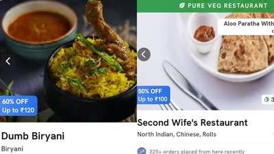 A Twitter user shared a thread on hilarious restaurant names on Zomato, and it is internet gold. (Twitter/@akhilsoodsood) A Twitter user shared a thread on hilarious restaurant names on Zomato, and it is internet gold. (Twitter/@akhilsoodsood)