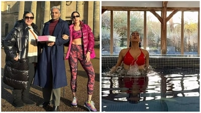 Sara Ali Khan is holidaying with mom Amrita Singh in the UK. Sara Ali Khan is holidaying with mom Amrita Singh in the UK.