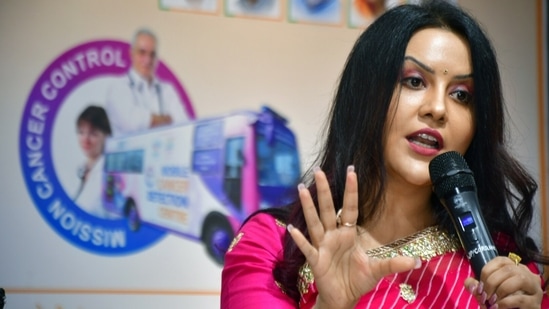 Amruta Fadnavis, has called Prime Minister Narendra Modi as the father of New India. (Deepak Salvi)