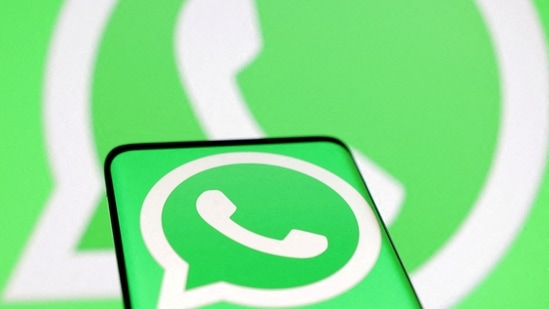 The WhatsApp logo is seen in this illustration.(REUTERS)
