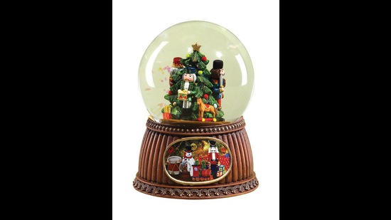 A musical snow globe A musical snow globe