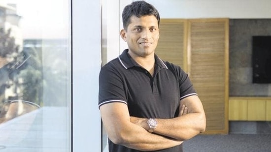Byju Raveendran, founder & CEO of Byju's, an online Education Technology firm.(Mint file)