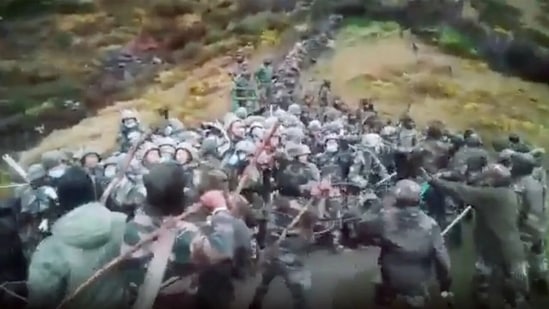 File Photo Indian Army troopers pushing back PLA aggression in Tawang sector