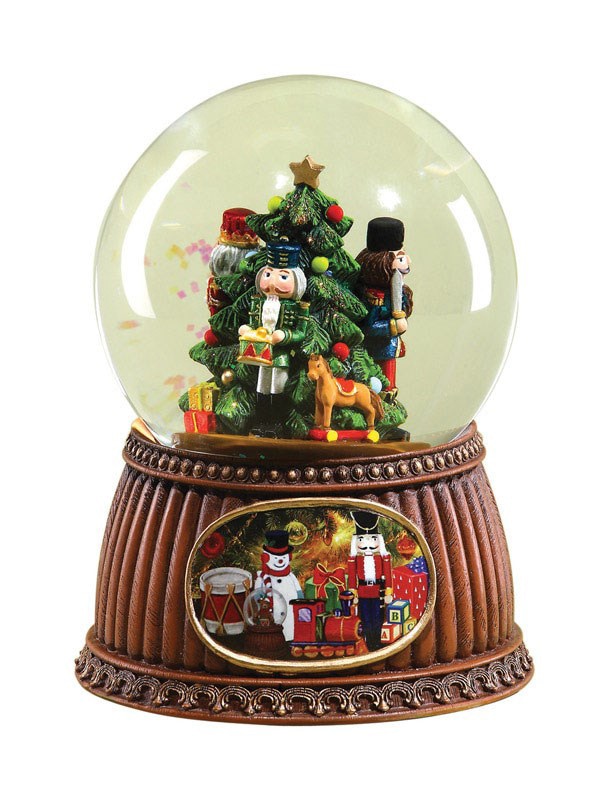A musical snow globe A musical snow globe