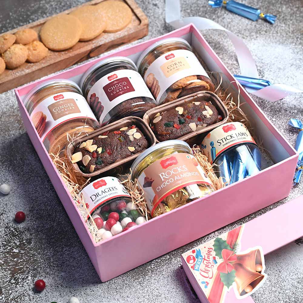 A curated edibles’ gift basket A curated edibles’ gift basket