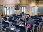 Girls inside a Delhi school classroom. (File photo)