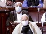Prime minister Narendra Modi; Piyush Goyal, the Rajya Sabha leader; and other MPs wear masks during the Winter Session of Parliament, in New Delhi on Thursday. (ANI Photo/Sansad TV) Prime minister Narendra Modi; Piyush Goyal, the Rajya Sabha leader; and other MPs wear masks during the Winter Session of Parliament, in New Delhi on Thursday. (ANI Photo/Sansad TV)