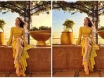 Former Miss World and Pritviraj Chauhan actor Manushi Chhillar's mantras to dropping jaws are her stylish wardrobe choices. Her fashion picks never fail to impress the fashion police. In her latest Instagram post, the model/actor can be seen sunbathing in her boho cut-out dress. (Instagram/@manushi_chhillar)