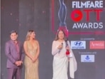 Filmafe OTT awards: Neena Gupta was embarrassed after Masaba Masaba and Panchayat award mix-up. Filmafe OTT awards: Neena Gupta was embarrassed after Masaba Masaba and Panchayat award mix-up.