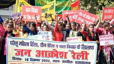 BJP has suspended Jan Aakrosh Yatra in Rajasthan in the wake of rising number of Covid-19 cases. (Rajesh Kumar)