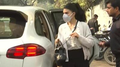 Actor Jacqueline Fernandez at the Patiala House Court in Delhi earlier on Thursday. (ANI image) Actor Jacqueline Fernandez at the Patiala House Court in Delhi earlier on Thursday. (ANI image)