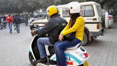 Earlier this month, the Bombay High Court had asked RTO to reconsider a fresh application by Rapido for continuing bike taxi aggregator in Pune by legalising the license for running the bike taxi service. (REPRESENTATIVE PHOTO) Earlier this month, the Bombay High Court had asked RTO to reconsider a fresh application by Rapido for continuing bike taxi aggregator in Pune by legalising the license for running the bike taxi service. (REPRESENTATIVE PHOTO)