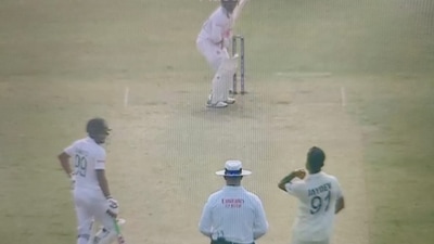 Jaydev Unadkat got his maiden Test wicket in the second Test vs Bangladesh Jaydev Unadkat got his maiden Test wicket in the second Test vs Bangladesh