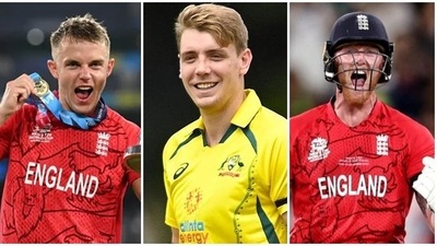 Sam Curran, Cameron Green, and Ben Stokes Sam Curran, Cameron Green, and Ben Stokes