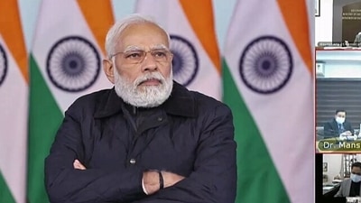 Prime Minister Narendra Modi during a high-level meeting to review the COVID-19 situation in India in view of a surge in COVID cases in China and other countries, (ANI) Prime Minister Narendra Modi during a high-level meeting to review the COVID-19 situation in India in view of a surge in COVID cases in China and other countries, (ANI)