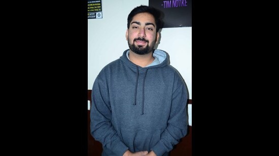 Aashrey Jain topped Ludhiana district with 99.89 percentile.
