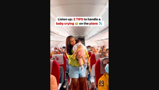 The new mom shared two interesting tips and her post has created a buzz.(Instagram/@travel.chatter)