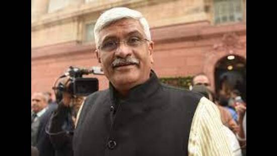 Union Jal Shakti minister Gajendra Singh Shekhawat on Thursday said climate change and groundwater depletion were among the major challenges being faced by the country. (HT Photo)