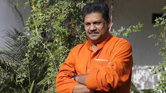 TMC leader and former India cricketer Kirti Azad (Saumya Khandelwal/Hindustan Times)