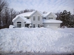  The cyclone can cause snowfall of up to a half inch (1.25 cm) per hour and reduce visibility drastically.