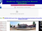 RRB Bilaspur Group D result released at www.rrbbilaspur.gov.in RRB Bilaspur Group D result released at www.rrbbilaspur.gov.in