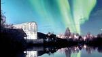 The Northern Lights illuminate the sky above the Arktikum, a science centre and museum where you can explore Finnish nature, culture and history The Northern Lights illuminate the sky above the Arktikum, a science centre and museum where you can explore Finnish nature, culture and history