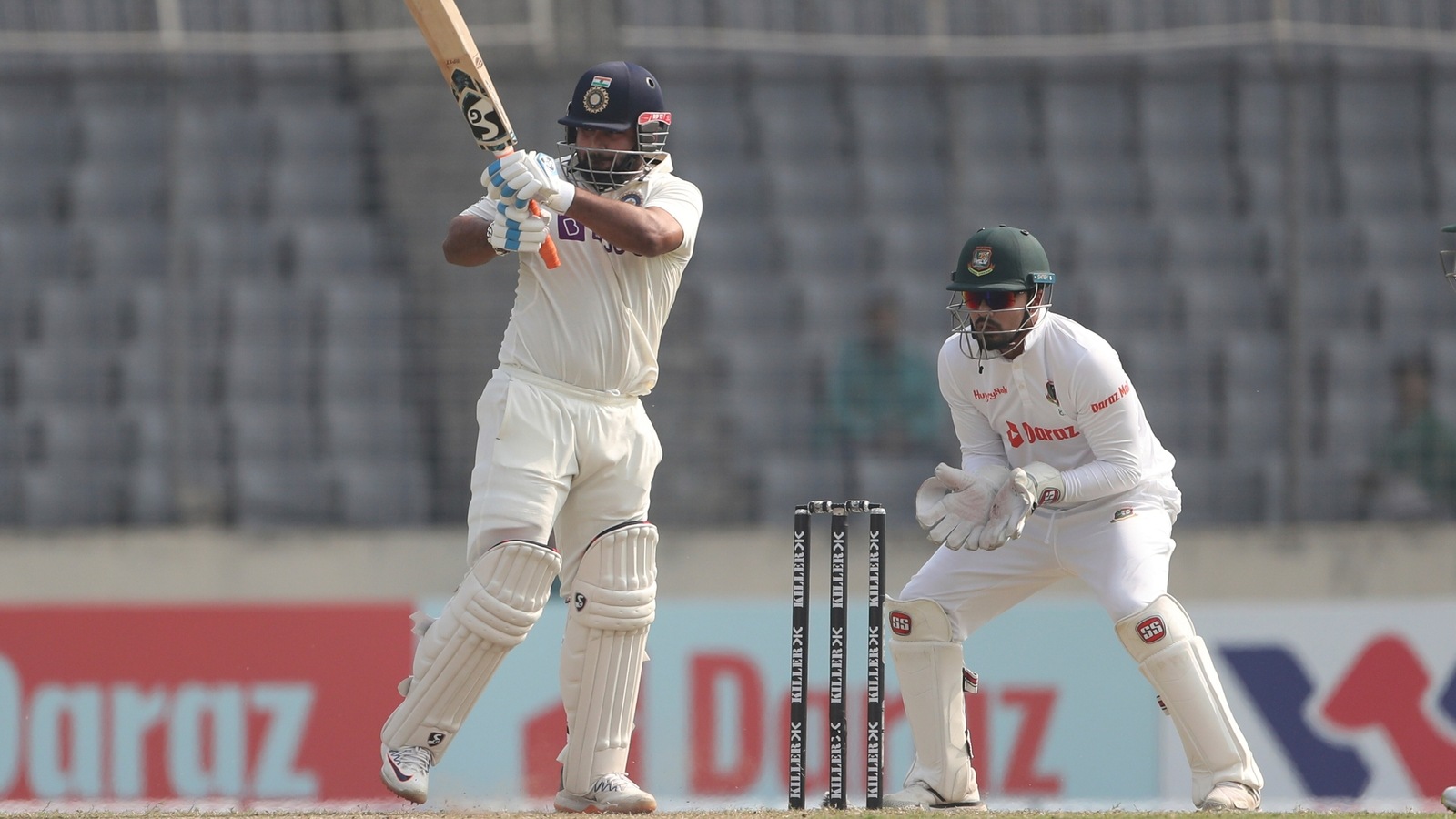 India Vs Bangladesh 2nd Test Day 2 Highlights Pant And Iyer Help IND 