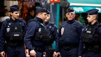 Paris Shooting: French police secure a street after gunshots were fired. (Reuters)