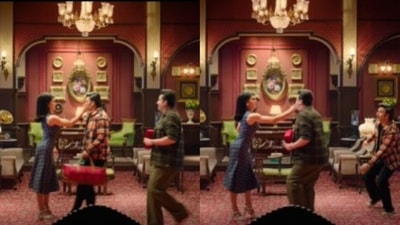 Jacqueline Fernandez, Ranveer Singh and Varun Sharma in stills from Cirkus. Jacqueline Fernandez, Ranveer Singh and Varun Sharma in stills from Cirkus.