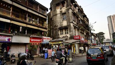 Mumbai: Projected affected people demand satisfactory compensation as 386 properties including shops and houses in Parel and Prabhadevi area will have to be demolished for the Sewree Nava Sheva Connector Project, in Mumbai. (Satish Bate/Hindustan Times) Mumbai: Projected affected people demand satisfactory compensation as 386 properties including shops and houses in Parel and Prabhadevi area will have to be demolished for the Sewree Nava Sheva Connector Project, in Mumbai. (Satish Bate/Hindustan Times)