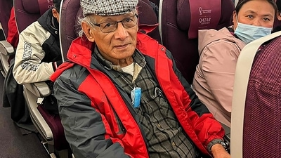 Charles Sobhraj: French serial killer Charles Sobhraj (C) sits in an aircraft. (AFP) Charles Sobhraj: French serial killer Charles Sobhraj (C) sits in an aircraft. (AFP)