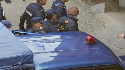Charles Sobhraj: Nepalese police escort Charles Sobhraj, in brown cap, to the immigration office, in Kathmandu, Nepal. (AP) Charles Sobhraj: Nepalese police escort Charles Sobhraj, in brown cap, to the immigration office, in Kathmandu, Nepal. (AP)