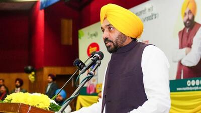 Punjab chief minister Bhagwant Mann asked the health department to ensure that anyone having symptoms of Covid is tested and follows protocols. (Twitter/@BhagwantMann)