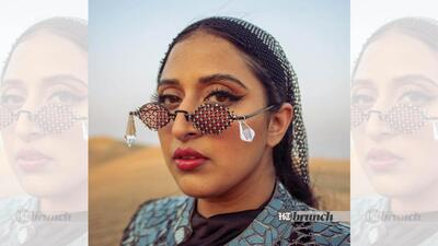 Raja Kumari says, “When I was 12, had I seen an Indian female pop/rock/hip-hop star wearing a saree, it would have blown my mind” (Johnnie Walker Refreshing Mixer Walkers & Co.) Raja Kumari says, “When I was 12, had I seen an Indian female pop/rock/hip-hop star wearing a saree, it would have blown my mind” (Johnnie Walker Refreshing Mixer Walkers & Co.)