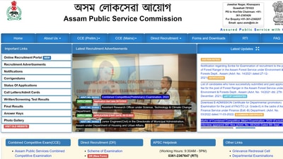 APSC CEE registration to begin on December 26 APSC CEE registration to begin on December 26