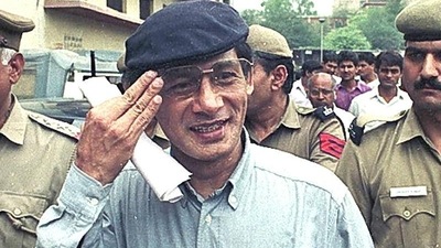 A file photograph of Charles Sobhraj from 1995. (HT Photo by Dinesh Krishnan) A file photograph of Charles Sobhraj from 1995. (HT Photo by Dinesh Krishnan)