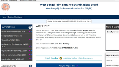 WBJEE 2023 registration begins at wbjeeb.nic.in WBJEE 2023 registration begins at wbjeeb.nic.in