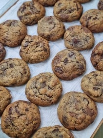 Chocolate Chunk Cookies (Chefs Devika Kumari and Rithvik Anantharaman ) Chocolate Chunk Cookies (Chefs Devika Kumari and Rithvik Anantharaman )