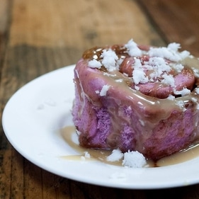 Purple yam pudding (pinterest) Purple yam pudding (pinterest)